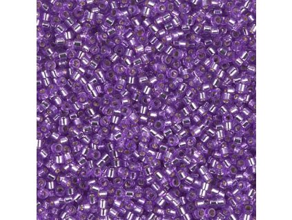 MIYUKI Delica 11/0 Silver Lined Lavender Dyed
