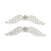 Přívěsek křídla 32x7 mm - stříbro