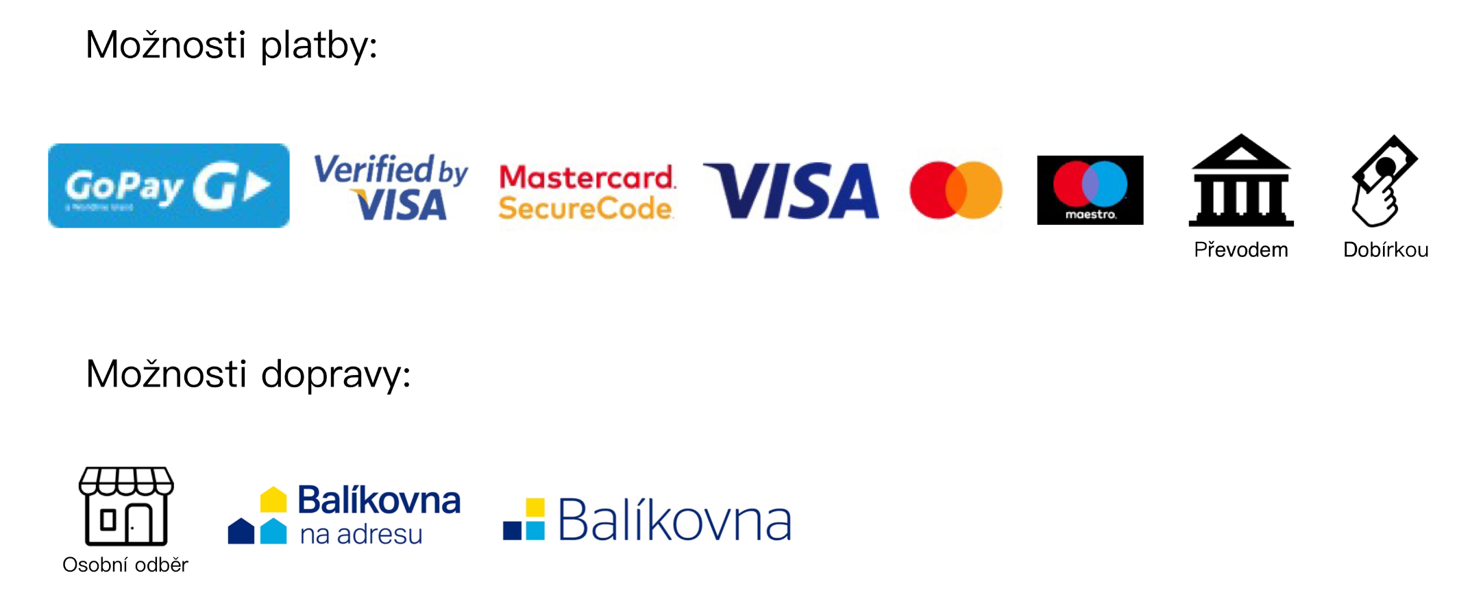 doprava a platba
