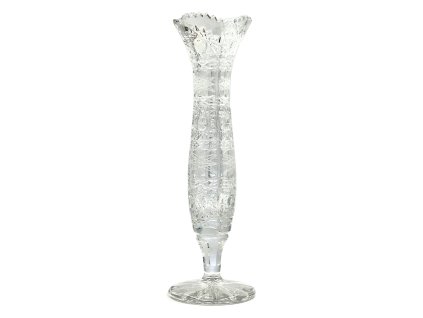Broušená váza na dýnku, 18 cm