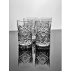 Broušená sklenice na whisky razno, set