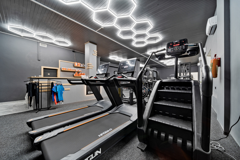 Kardio zóna fitness centra Gymland