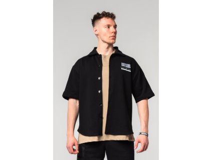 350 oversized shirt 90s throwback black 01