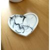 Podtácek srdíčko šedé
