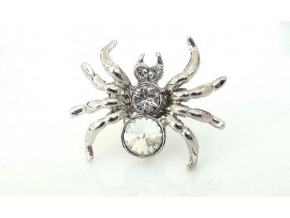 Brož pavouček, Swarovski Elements