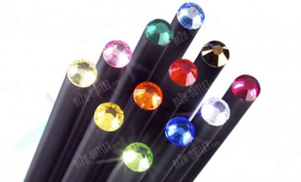 Propiska se Swarovski Elements crystals sperky Barva: siam (červená)
