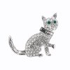 Brož kočka se Swarovski krystaly ciry crystals sperky bizuterie bizu outlet.com