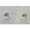 Náušnice s krystalovým srdcem Swarovski crystals