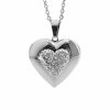 Náhrdelník otevírací srdce Swarovski crystals chirurgicka ocel spominky fotky šperky bižu outlet