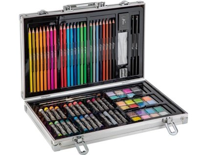 mac toys kreativni kovovy kufrik 79 ks