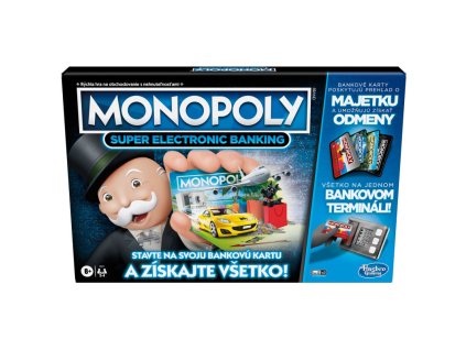 hasbro monopoly super elektronicke bankovnictvi sk verze