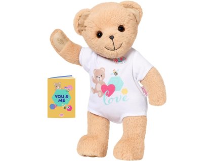 medvidek baby born bile obleceni