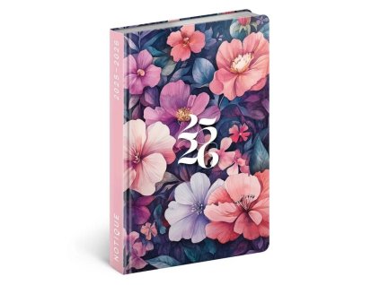 Screenshot 2025 08 22 at 12 53 15 NOTIQUE 18měsíční diář Petito – Kytice 2025 2026 11 x 17 cm Knihkupectví LUXOR