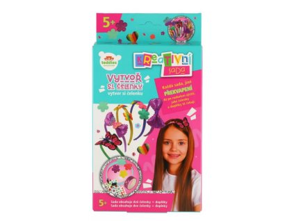 Screenshot 2025 11 05 at 14 00 32 Kreativní sada Vytvoř si čelenku mix druhů v krabičce 12 5x23x2 5cm 24ks v boxu Teddies