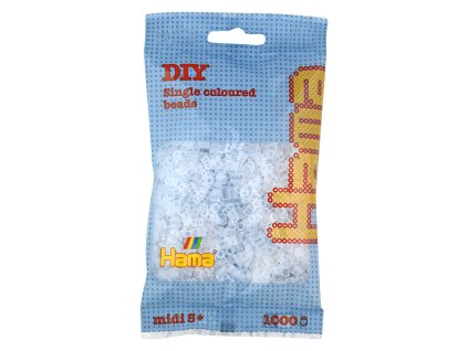 HAMA Midi Zažehlovací korálky H207-19 1000 ks čiré