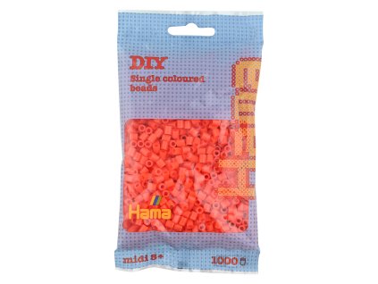 HAMA Midi Zažehlovací korálky H207-04 1000 ks oranžové