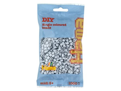 HAMA Midi Zažehlovací korálky H207-70 1000 ks světle šedé
