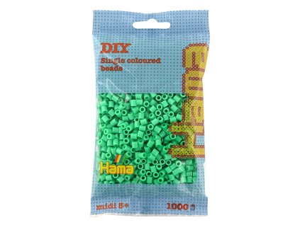 HAMA Midi Zažehlovací korálky H207-11 1000 ks světle zelené