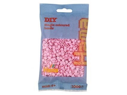 HAMA Midi Zažehlovací korálky H207-95 1000 ks pastelové světle růžové