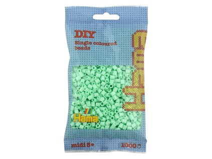 HAMA Midi Zažehlovací korálky H207-98 1000 ks pastelově světle zelené