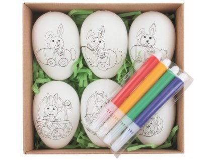 Sada na malování vajiček + fixy