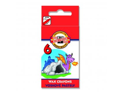 Koh-i-noor voskovky 8231 WAX PASTEL 6ks