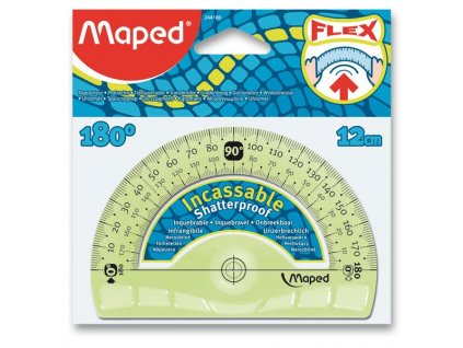 Úhloměr MAPED Flef 180, zákl.. 12cm, BL