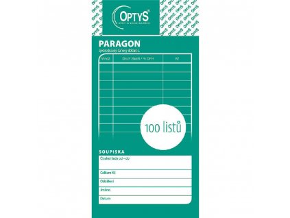 1070 - Paragon obchodní, 100l., čísl., NCR