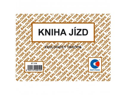 Kniha jízd A6, maxi - ET310
