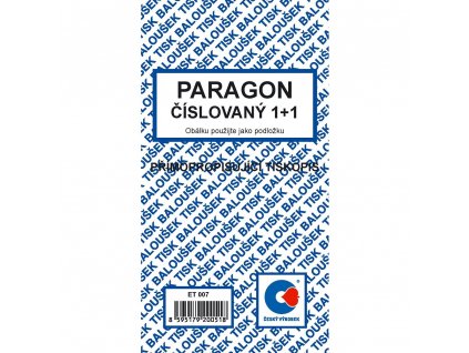 ET007 Paragon číslovaný