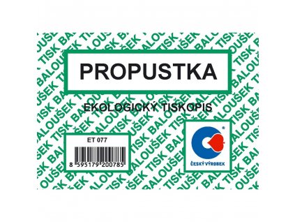 Propustka A7 - ET077