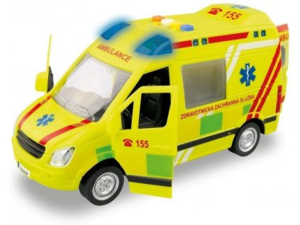 made ambulance na setrvacnik s realnym hlasem posadky 21cm