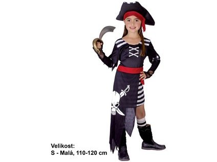 50229: Kostým Pirátka v.110-120cm