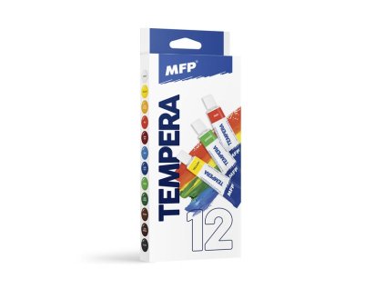 Temperové barvy 12ks 12ml