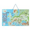 woody magneticka mapa evropy spolecenska hra 3 v 1cj