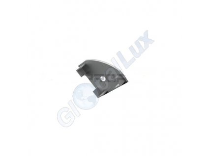 10326 koncovka s dirou corner 1 stribrna