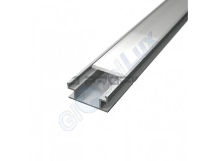 10452 led profil floor s mlecnym difuzorem stribrny