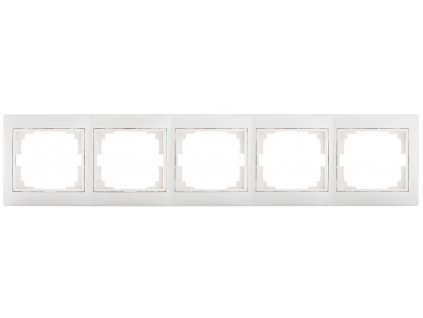 DOMO Pětinásobný horizontální rámeček - bílá