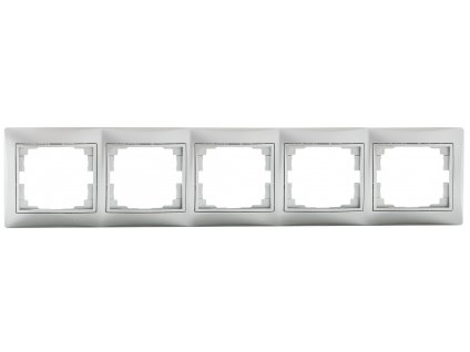 DOMO Pětinásobný horizontální rámeček - stříbrná