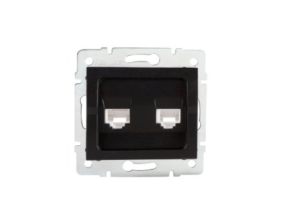 LOGI Zásuvka datová-telefonní RJ45Cat 6 + RJ11 - č