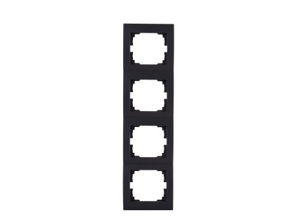 LOGI Čtyřnásobný vertikální rámeček - černá matná