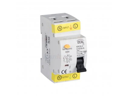 Jistič-chránič KRO6-2/C10/30-A Kanlux 23216