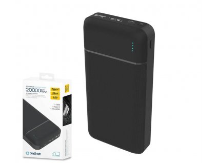 Platinet Power Bank PMPB20W706B 20000mAh černá