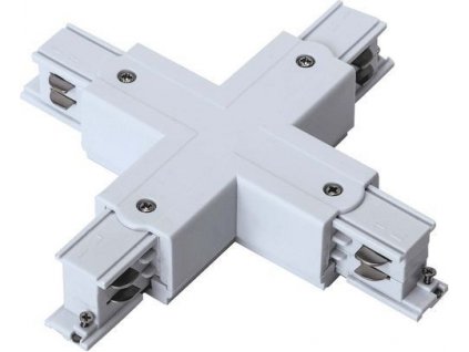 9975 track x connector 4w white greenlux gxtr044