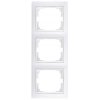 DOMO Trojnásovný vertikální rámeček - bílá