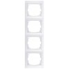 DOMO Čtyřnásobný vertikální rámeček - bílá