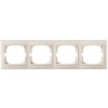 DOMO Čtyřnásobný horizontální rámeček - krémová