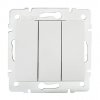 LOGI Trojitý vypínač - č. 3 - bílá