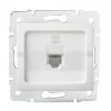 LOGI Datová zásuvka RJ45Cat 6 Jack - bílá
