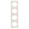 LOGI Čtyřnásobný vertikální rámeček - krémová